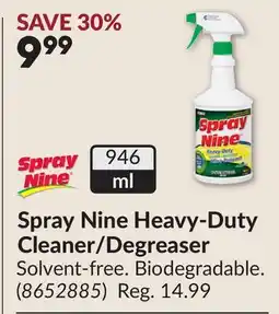 Princess Auto Spray Nine Heavy-Duty Cleaner/Degreaser offer