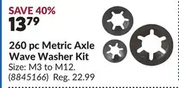 Princess Auto 260 pc Metric Axle Wave Washer Kit offer