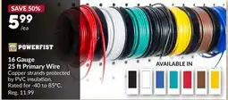 Princess Auto 16 Gauge 25 ft Primary Wire offer