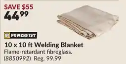 Princess Auto 10 x 10 ft Welding Blanket offer