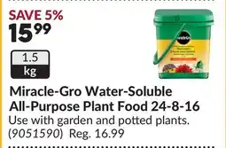 Princess Auto Miracle-Gro Water-Soluble All-Purpose Plant Food 24-8-16 offer