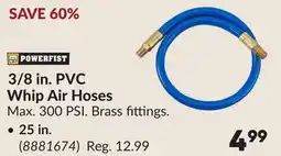 Princess Auto 3/8 in. PVC Whip Air Hoses offer