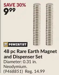 Princess Auto 48 pc Rare Earth Magnet and Dispenser Set offer