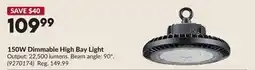 Princess Auto 150W Dimmable High Bay Light offer