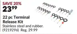 Princess Auto 22 pc Terminal Release Kit offer