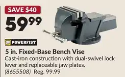 Princess Auto 5 in. Fixed-Base Bench Vise offer