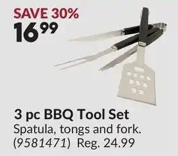 Princess Auto 3 pc BBQ Tool Set offer