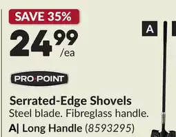 Princess Auto Serrated-Edge Shovels offer