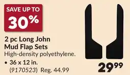 Princess Auto 2 pc Long John Mud Flap Sets offer