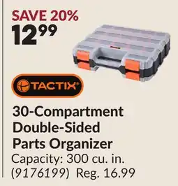Princess Auto 30-Compartment Double-Sided Parts Organizer offer