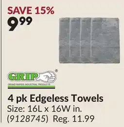 Princess Auto 4 pk Edgeless Towels offer