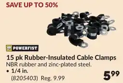 Princess Auto 15 pk Rubber-Insulated Cable Clamps offer