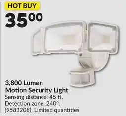 Princess Auto 3,800 Lumen Motion Security Light offer