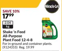 Princess Auto Shake 'n Feed All-Purpose Plant Food 12-4-8 offer