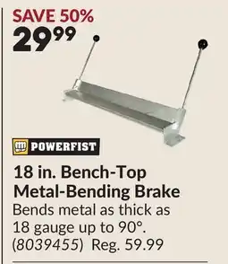Princess Auto 18 in. Bench-Top Metal-Bending Brake offer