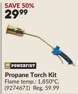 Princess Auto Propane Torch Kit offer