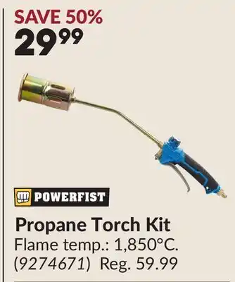 Princess Auto Propane Torch Kit offer