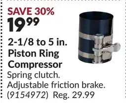 Princess Auto 2-1/8 to 5 in. Piston Ring Compressor offer