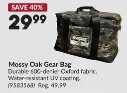 Princess Auto Mossy Oak Gear Bag offer
