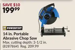 Princess Auto 14 in. Portable Abrasive Chop Saw offer