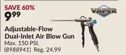 Princess Auto Adjustable-Flow Dual-Inlet Air Blow Gun offer
