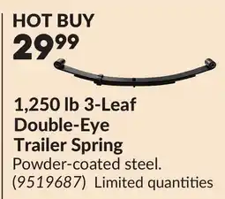 Princess Auto 1,250 lb 3-Leaf Double-Eye Trailer Spring offer