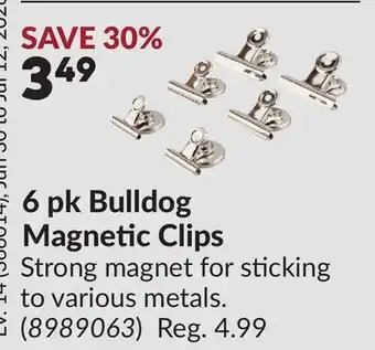 Princess Auto 6 pk Bulldog Magnetic Clips offer