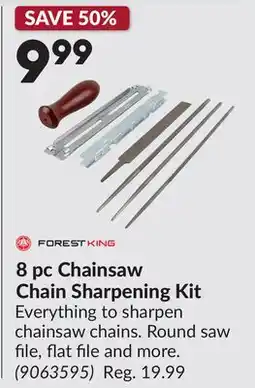 Princess Auto 8 pc Chainsaw Chain Sharpening Kit offer