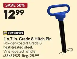 Princess Auto 1 x 7 in. Grade 8 Hitch Pin offer