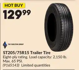 Princess Auto ST205/75R15 Trailer Tire offer