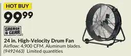 Princess Auto 24 in. High-Velocity Drum Fan offer