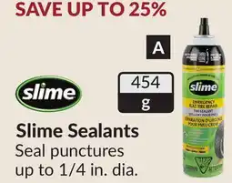 Princess Auto Slime Sealants offer