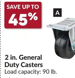 Princess Auto 2 in. General Duty Casters offer