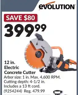 Princess Auto 12 in. Electric Concrete Cutter offer