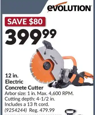 Princess Auto 12 in. Electric Concrete Cutter offer