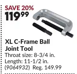 Princess Auto XL C-Frame Ball Joint Tool offer