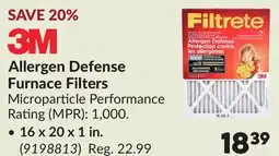 Princess Auto Allergen Defense Furnace Filters offer