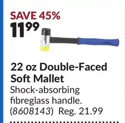 Princess Auto 22 oz Double-Faced Soft Mallet offer