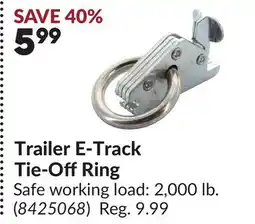Princess Auto Trailer E-Track Tie-Off Ring offer