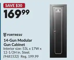 Princess Auto FORTRESS 14-Gun Modular Gun Cabinet offer