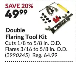 Princess Auto Double Flaring Tool Kit offer