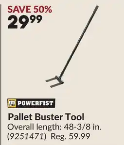 Princess Auto Pallet Buster Tool offer