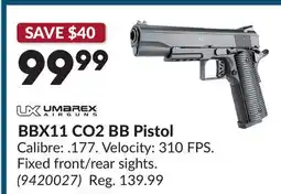 Princess Auto BBX11 CO2 BB Pistol offer