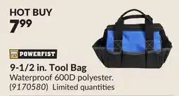 Princess Auto POWERFIST 9-1/2 in. Tool Bag offer
