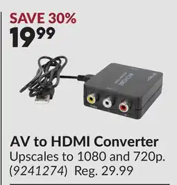 Princess Auto AV to HDMI Converter offer