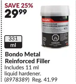 Princess Auto Metal Reinforced Filler offer