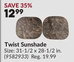 Princess Auto Twist Sunshade offer