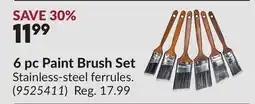 Princess Auto 6 pc Paint Brush Set offer