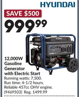 Princess Auto 12,000W Gasoline Generator with Electric Start offer