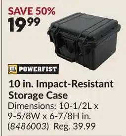 Princess Auto 10 in. Impact-Resistant Storage Case offer